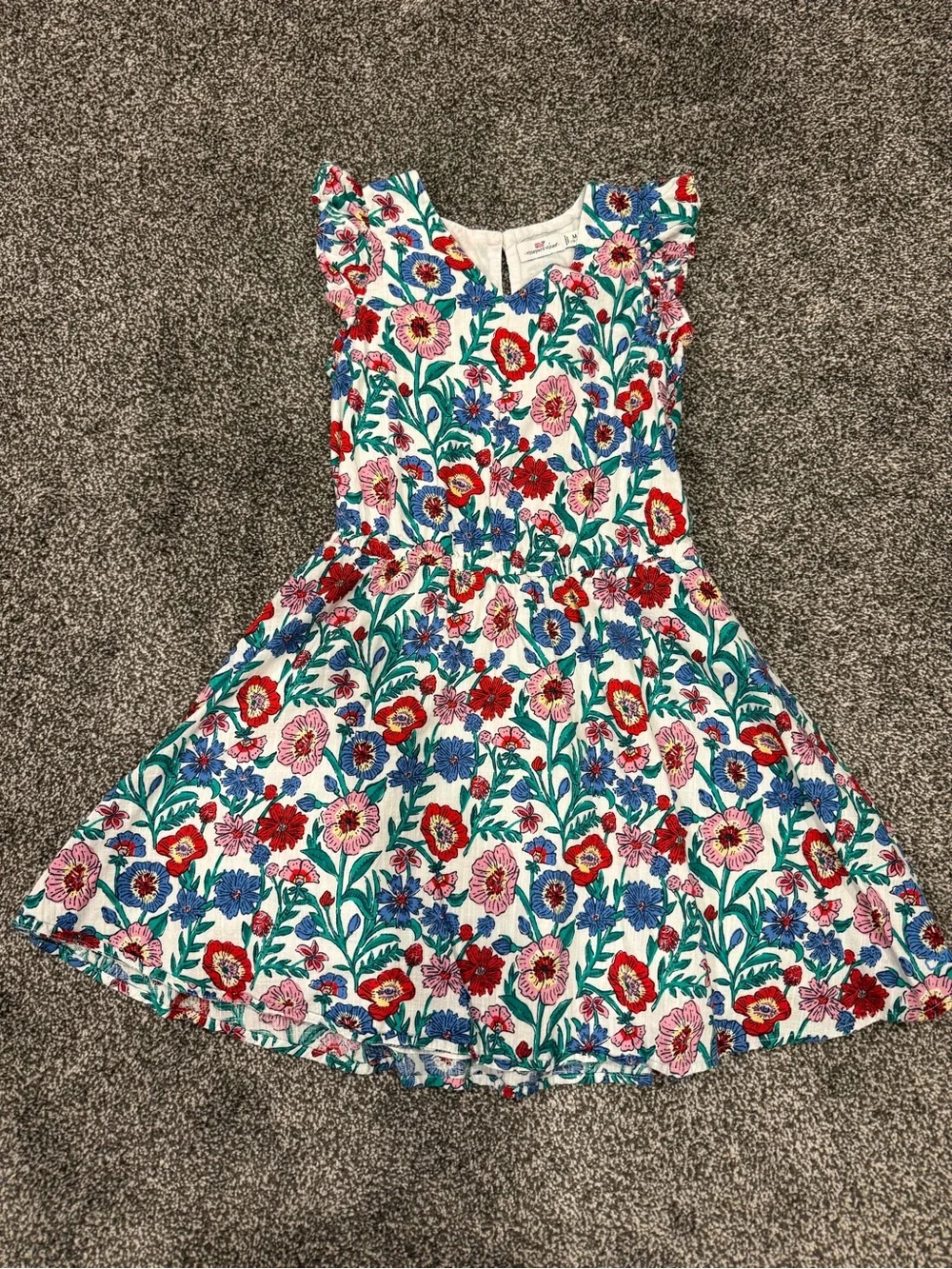 Vineyard Vines Girls A-Line Floral Dress